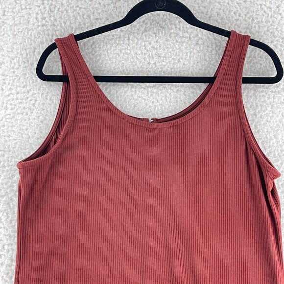 Torrid Brown Ribbed Tank Top Womens‎ Sleeveless Pullover Stretch Plus Size 3X - Picture 12 of 13